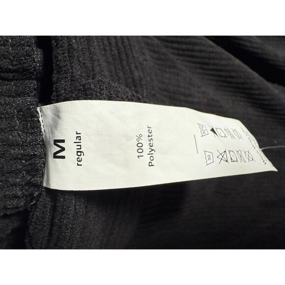 NWT Halara Mid Rise Pockets Straight Leg Corduroy Casual Pants Black Size M - Picture 4 of 11